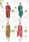 Kalki Vol 12 By Suryajyoti Heavy Jaam Satin Dress Material Wholesale Shop In Surat
